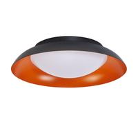 LEDVANCE LED Orbis Plate, noir-orange, 19W, 1000lm, 3000K, 310mm, blanc chaud co