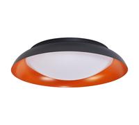 LEDVANCE LED Orbis Plate, noir-orange, 35W, 1700lm, 3000K, 430mm, blanc chaud co