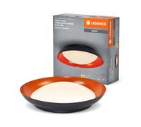 LEDVANCE LED Orbis Plate, noir-orange, 35W, 1700lm, 3000K, 430mm, blanc | , Indoor Wall Lighting, 430.00 Millimetres dia, , pack de 1