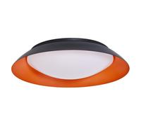 LEDVANCE LED Orbis Plate, noir-orange, 45W, 2200lm, 3000K, 480mm, blanc chaud co