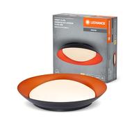 LEDVANCE LED Orbis Plate, noir-orange, 45W, 2200lm, 3000K, 480mm, blanc | , Indoor Wall Lighting, 480.00 Millimetres dia, , pack de 1