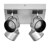 Ledvance LED Plafonnier Applique murale Decor 4 Spot Jupiter Argent 22W 2000lm Blanc chaud 3000K orientable