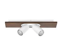 Ledvance LED Plafonnier AppliqueReproduction Spot Mercury Blanc 2 x 3,4W GU10 460lm Blanc chaud 2700K Dimmable
