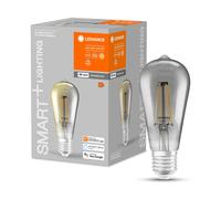 LEDVANCE Ampoule LED intelligente E27 Edison Wi‑Fi gradable 2500K verre fumé Alexa/Google