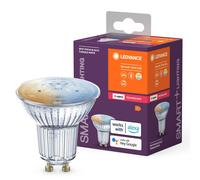 LEDVANCE SMART+ SPOT GU10 TW, lampe à réflecteur LED retrofit avec technologie smart home Zigbee, température de couleur réglable, PAR16, 1 pack