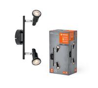 LEDVANCE LED Spot 2X3.4W 927 GU10 BK LEDV, 6.8 W, Black