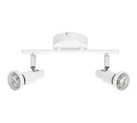 LEDVANCE LED SPOT GU10: 2 x 3 - 4W - 460lm - blanc - température de couleur de 2 700K - lumière chaude - design intemporel - ampoule LED interchangeable - idéale pour les intérieurs - CRI 90 - têtes r