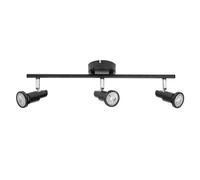 LEDVANCE LED SPOT GU10: 3 x 3,4W, 690lm, noir, température de couleur de 2 700K,