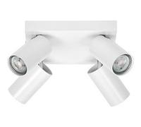 LEDVANCE LED SPOT OCTAGON PL 4 x 3 - 4W - GU10 - 920lm - blanc - température de couleur 2.700K - lumière chaude - design intemporel - lampe LED interchangeable - idéale pour les intérieurs - CRI 90 - 