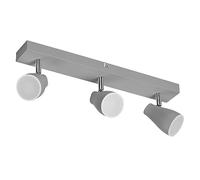 LEDVANCE LED SPOT PEAR PELIR PLAGE DE CLUSION 430 mm, gris, 12,9W, 630lm, offre une lumière dirigée avec une couleur de lumière blanche chaude, avec des projecteurs GU10 flexibles IP20, 2700K