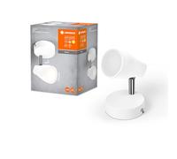 LEDVANCE LED SPOT PEAR PELIR PLAGE DE CLUSION, BLANC, 4,3W, 210LM, Offre une lumière dirigée avec une couleur de lumière blanche chaude, avec des projecteurs GU10 flexibles, IP20, 2700K