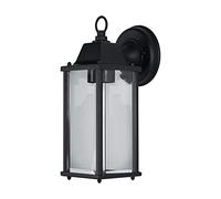 LEDVANCE LED Wand- und Deckenleuchte, Leuchte für Außenanwendungen, Sockel E27, Endura Classic Lantern SQ, Noir