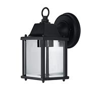 LEDVANCE LED Wand- und Deckenleuchte, Leuchte für Außenanwendungen, Sockel E27, Endura Classic Lantern SQ, Noir