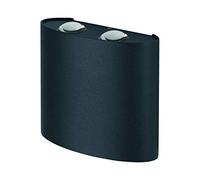 LEDVANCE LED Wand- und Deckenleuchte, Leuchte für Außenanwendungen, Warmweiß, Endura Style Updown Deco Gris Foncé