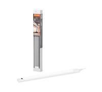 LEDVANCE Linear Edge Sensor High-voltage under-cabinet lights with IR sensor, 30 cm, CCT dimmable, 8 W, 640 lm, 3,000/4,000/6,500 lm, warm white/cold white/daylight, white aluminium, IP20