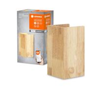 LEDVANCE Luminaire: adapté à mur, DECORATIVE WALL LAMP WITH WIFI TECHNOLOGY / 12 W, 220…240 V, Blanc dynamique, 3000…6500 K, matériau de corps: wood, IP20, Paquet de 1