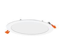 LEDVANCE Luminaire: adapté à plafond, SMART RECESS SLIM DOWNLIGHT TW / 22 W, 220…240 V, angle de rayonnement: 110, Blanc dynamique, 3000…6500 K, matériau de corps: plastic, IP20, Paquet de 1