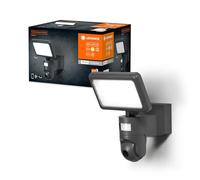 LEDVANCE Luminaire de jardin intelligent LED: adapté à mur, SMART+ FLOOD CAMERA CONTROL / 23 W, 220…240 V, Blanc chaud, 3000 K, matériau de corps: aluminum, IP44, Paquet de 1