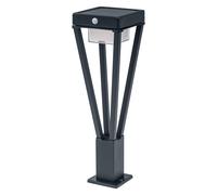 LEDVANCE ENDURA SOLAR BOUQUET GARDEN SENSOR 50cm - applique solaire avec détecteur de mouvement, lampe de jardin, 6W, 3000K, 200-550 lumen, IP44, noir