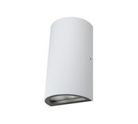 LEDVANCE LED Wand- und Deckenleuchte, Leuchte für Außenanwendungen, Warmweiß, 55,0 mm x 90,0 mm x 160,0 mm, ENDURA STYLE UPDOWN, Blanc