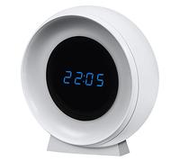 LEDVANCE Montre numérique et veilleuse NIGHTLUX avec capteur 0,3 W 5 lm sur batterie, câble USB, changement de couleur pour la lumière blanche,uniquement pour l'intérieur ( y compris endroits humides)