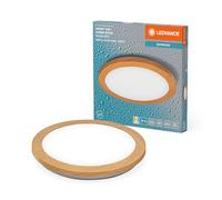 LEDVANCE ORBIS Disc applique/avec LED, décor bois, 22W, 1800lm, 3000/4000K,