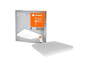 LEDVANCE OR LEAN SMART+ Wi-Fi 53x53cm, plafonnier LED à gradation, lampe LED pour le salon, 42W, température de couleur de 3000-6500K, 4200 lumen, design plat, contrôle par application WiFi