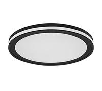 LEDVANCE ORBIS CIRCLE SMART+ WiFi luminaire Ø 46cm, plafonnier LED rond dimmable pour l'intérieur, 28W, température de couleur de 3000-6500K, 2400 lumen, 2 lampes pour lumière blanche et colorée, noir