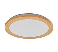 LEDVANCE OR isc applique/avec LED, décor bois, 22W, 1800lm, 3000/4000K, | , Indoor Wall Lighting, 300.00 Millimetres dia, , pack de 1