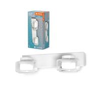 LEDVANCE ORBIS Flame Wand- und Deckenleuchte mit LED, weiß, 11W, 700lm, 3000/4000K, Farbtemperatur über Wandschalter einstellbar (kaltweiß und warmweiß), IP44 Schutz vor Fremdkörpern und Spritzwasser