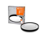 LEDVANCE ORBIS GARVIN SMART+ WiFi lampe Ø 48cm, plafonnier LED dimmable pour usage intérieur, 30W, température de couleur de 2700 - 6500K, 3300 lumen, lampe design ronde, blanc avec anneau noir