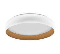 LEDVANCE ORBIS Livia LED avec anneau en métal, décor blanc/bois, 36W, 2000lm, 30