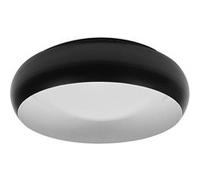 LEDVANCE ORBIS Livia LED avec anneau métallique - noir et blanc - 16W - 1000lm - 3000K - 300mm - 830 blanc chaud convivial - dimmabsur 3 niveaux par clic - IP20 - vis de montage et chevilles incluses}