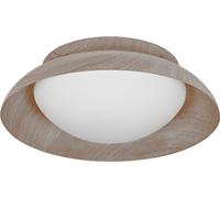 LEDVANCE ORBIS MADRID Plafonnier 305mm, couleur bois, culot 2XE27, peut être équipé d'une ampoule intelligente, design moderne, boîtier métallique, convient pour l'intérieur, rond, indice de protectio