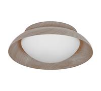 LEDVANCE Plafonnier ORBIS MADRID 305 mm, bois, 2×E27, métal, compatible lampe intelligente, IP20