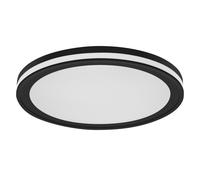 LED Smart+ Orbis Circle Noir Ø46Cm 28W 2700Lm RGBW 2700K-6500K Dimmable WiFi