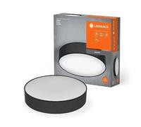 LEDVANCE Orbis Paris Plafond Light 480 mm, beige, 3xe27 sockets, peut être équipé d'une lampe intelligente, design moderne de haute qualité, avec écran de tissu, adapté aux intérieurs, rond IP20