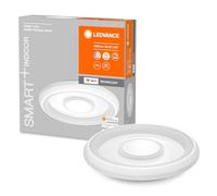 LEDVANCE ORBIS STEA SMART+ WiFi, Ø 48cm, plafonnier LED rond dimmable pour l'intérieur, 32W, température de couleur 2700-6500K, 2150 lumen, 2 LED RGB module, luminaire design rond, blanc