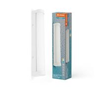 LEDVANCE ORBIS Tube miroir/applique muraavec LED, verre dépoli/blanc, 9W, 900lm, dimmable, 3000/4000K, diamètre 40cm, protection IP44 contre les corps étrangers/projections d'eau