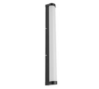 LEDVANCE ORBIS Tube miroir/applique muraavec LED, verre dépoli/noir, 12W, 1100lm