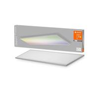 LEDVANCE Panneau lumineux LED intelligent avec technologie WiFi pour l'intérieur, couleur de la lumière variable (3000-6500K), couleurs RVB modifiables, 120 mm x 300 mm, SMART+ PLANON PLUS MULTICOLOR
