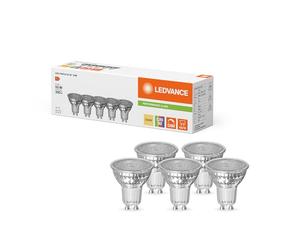 LEDVANCE Performance Spot LED Réflecteur GU10 PAR16 4.5W 350lm 36D - 930 Blanc Chaud | Meilleur rendu des couleurs - Dimmable - Équivalent 50W