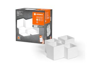 LEDVANCE Plafonnier SMART+ WiFi DECOR, blanc, 22W, 1680lm, blanc réglable 3000-6500K, dimmable, répartition de la lumière haut et bas, contrôlable par application, compatible Amazon, Google, etc.