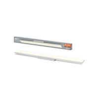 LEDVANCE Planon Frameless plafonnier blanc avec technologie LED avancée, 35 W, forme rectangulaire (1200 x 100 mm), couleur de lumière à 3000 K, boîtier en aluminium, diffuseur en PMMA dépoli