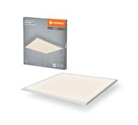 LEDVANCE Planon Plus en blanc avec technologie LED avancée, 36 W, forme carrée (600 x 600 mm), 4000 K, boîtier en aluminium mat, en PMMA