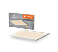 LEDVANCE Planon Plus plafonnier en blanc avec technologie LED avancée, 22 W, forme rectangulaire (300 x 600 mm), couleur de lumière blanc chaud à 3000 K, boîtier en aluminium, diffuseur PMMA dépoli