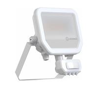 LEDVANCE Projecteur LED Aluminium Blanc 17W 2200lm 100D 830 Blanc chaud IP65 Détecteur Symétrique
