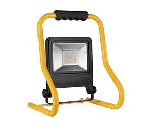 LEDVANCE Projecteur LED pour sol Worklight Value H-STAND 50 W, 220 à 240 V, angle de faisceau : 110, blanc froid, 4000 K, matériau du boîtier : aluminium, IP65