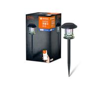 LEDVANCE SMART+ extérieur Bluetooth piquet solaire Path, avec blanc réglable (3000K-6500K) + lumière de couleur, utilisable sans alimentation, jusqu'à huit heures d'autonomie, protection IP44, noir