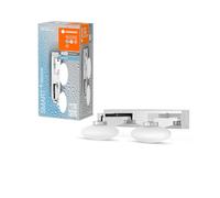 LEDVANCE Smart LED bathroom lamp chrome, 12W, 1000LM, 3000-6500K, 34cm, IP44, Orbis Elypse wall lamp, lampe de salle de bain avec technologie Wifi, dimmable, contrôlable via app et assistant vocal.